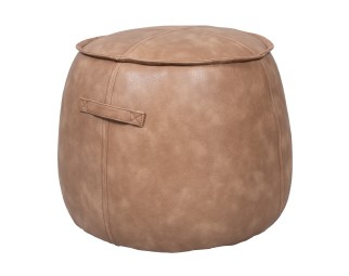 BOULDER STOOL TAN DIA50CM