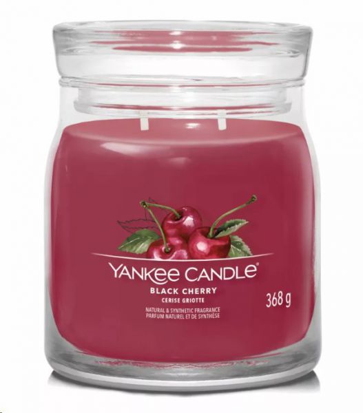 CANDLE Y JAR M BLACK CHERRY