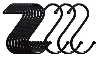 HOOKS S METAL MEDIUM BLACK (10)