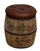 STOOL WINE BARREL 46X46X54