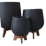 PLANTER FC AMAYA BLACK L 48x48x50