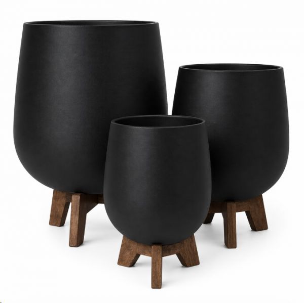 AMAYA BLACK FC PLANTER S 31x31x31