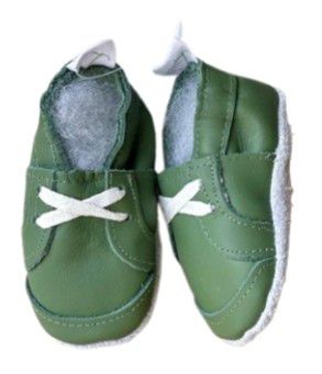 SHOE BABY SNEAKER OLIVE GREEN