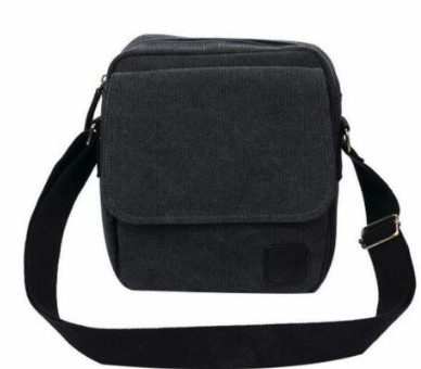 BAG CANVAS UTILITY BLACK