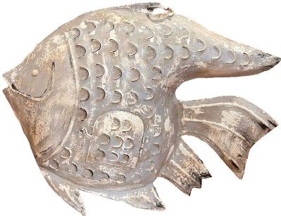 IRON FISH STATUE 110X15X80