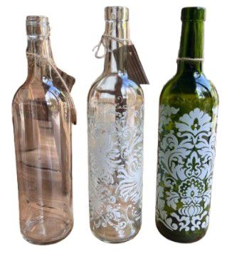 GLASS WINE BOTTLE
