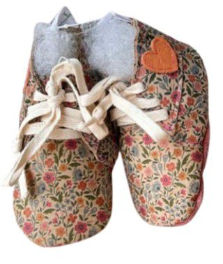 SHOE BABY VELLIE ANKLE BOOT SKY BLOSSOM FLORAL