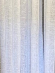 CURTAIN H AUTHOR UNLINED WHITE 2.65X2.5