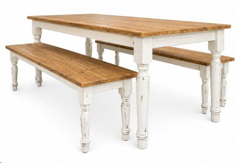 VINTAGE DINING TABLE FINNISH WOOD 2480x980MM