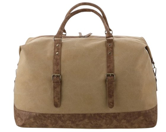 BAG CANVAS TRAVEL SAND