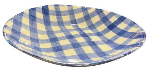 WONKI BOWL GINGHAM XL BLUE