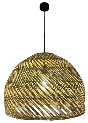 PENDANT RATTAN CHLOE NATURAL 58x58x42