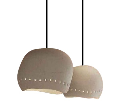 PENDANT FC LUMA WHITE CEMENT S