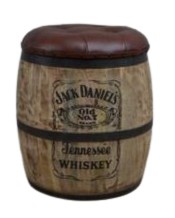 STOOL WINE BARREL/WHISKEY 44X44X55