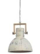 LIGHT PENDANT METAL WHITE 41X41X52