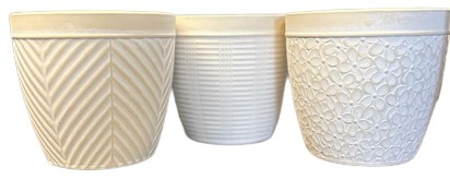 POT CERAMIC RUBY ASSORTED 13.5X13CM