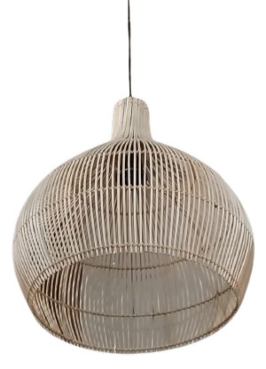 LIGHT PENDANT RATTAN DORA 42X42X42 NAT