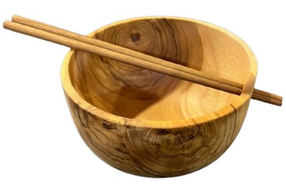 WOODEN NOODLE BOWL