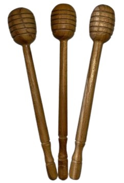 WOODEN HONEY DIPPER