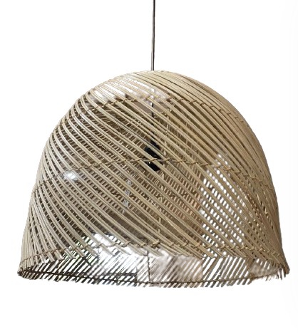 PENDANT RATTAN ALDA NAT 53x53x53