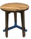 STOOL ROUND RECLAIMED TEAK 35DIA