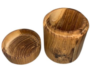 WOODEN SALT CUP