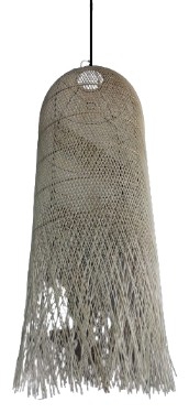 LIGHT PENDANT RATTAN LONG L 51X51X141