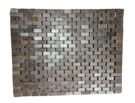 PLACEMAT BLOCK SHORT BLACK 30X40X2.5