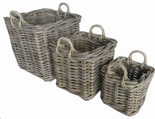 BASKET TIVOLI 42X42X42 SMALL GREY