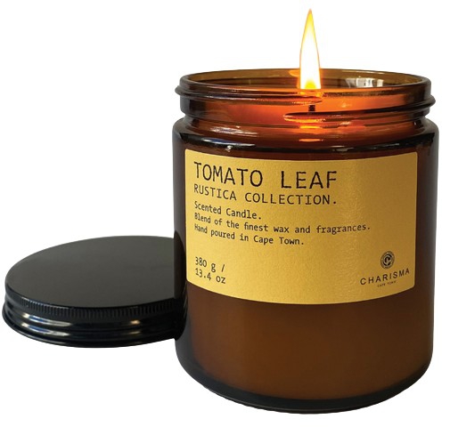 CANDLE C RUSTICA LARGE TOMATO LEAF