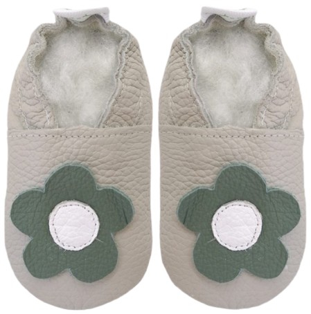 SHOE BABY DAISY SAND & SAGE GREEN 1-4
