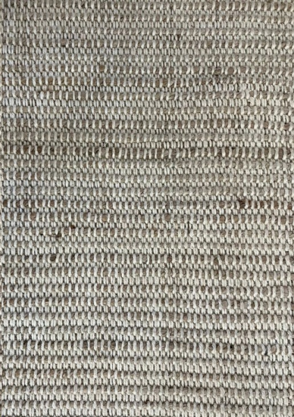RUG JUTE NATURAL/WHITE 60X90