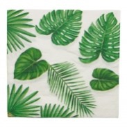 SERVIETTE LEAVES MIX
