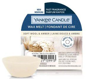 WAX MELT TART SOFT WOOL & AMBER