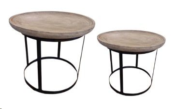 TABLE COFFEE MANGO NAT ROUND 60DIA