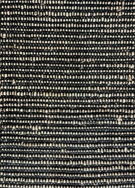 RUG JUTE NATURAL/BLACK 80X300