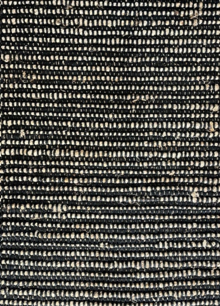RUG JUTE NATURAL/BLACK 300X400