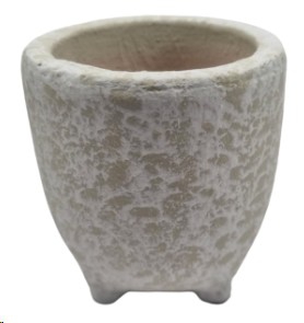 POT CEMENT SPECKY FOOT