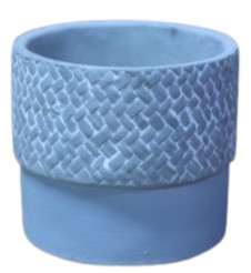 POT CEMENT WEAVER WHITE