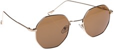 SUNGLASSES BUNDU TEA LENS & GOLD FRAME