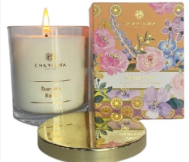 CANDLE C SCENTSCAPES DAMASK ROSE