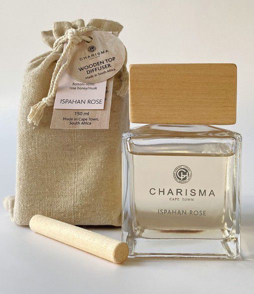 DIFFUSER C WOODEN TOP ISPAHAN ROSE