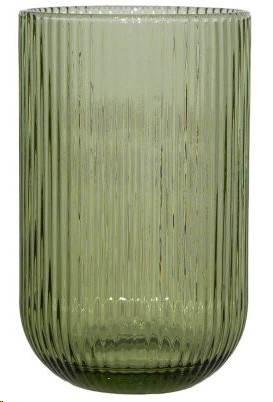 GLASS DIVA DRINKING GREEN 410ML