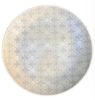 WONKI DINNER PLATE MIX W/GREY 28CM