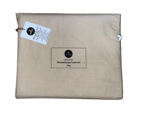 BED SET WC KING WHEAT
