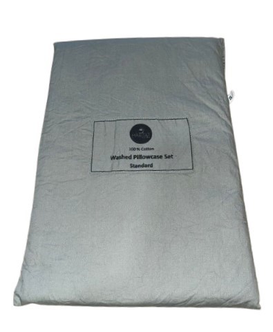 PILLOWCASE WC X2 KING SEA GRASS
