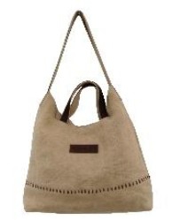 BAG TOTE LINEN BROWN