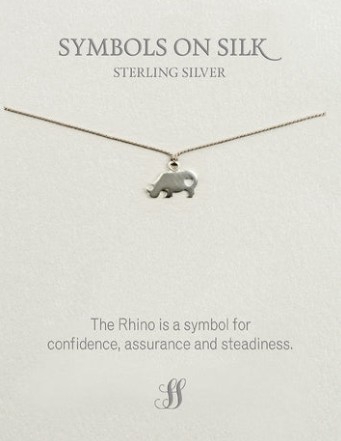 NECKLACE RHINO GOLD ON CHAIN