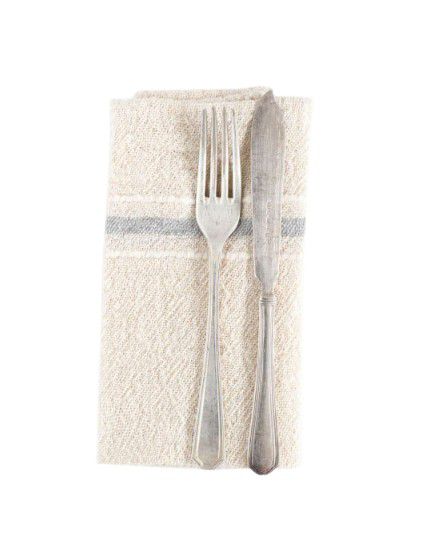 NAPKIN COUNTRY VARIEGATED W/GREY STRIPES
