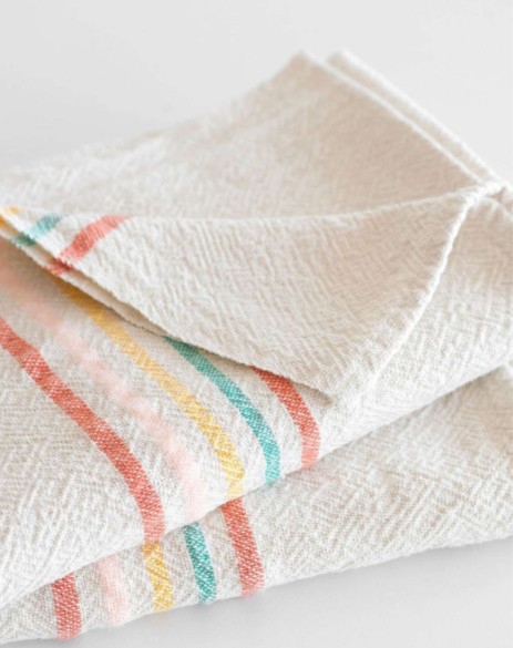 TOWEL SMALL COUNTRY CANDY W/STRIPES